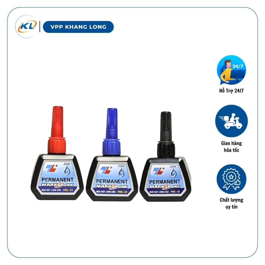 Mực lông dầu PMI-01 Thiên Long